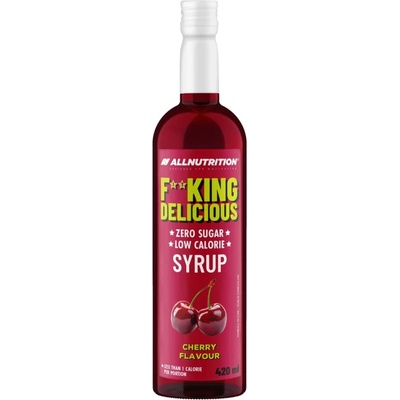 Allnutrition Fitking Delicious Syrup Zero 420 g - 490 g Čerešňa
