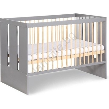 Klups - Детско креватче PAULINE 120x60 см бор/сиво (CI0041)