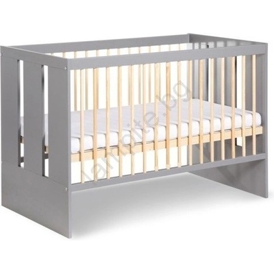 Klups - Детско креватче PAULINE 120x60 см бор/сиво (CI0041)