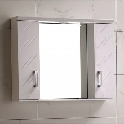 Inter Ceramic Огледален PVC шкаф ICMC 1055 - 70, Inter Ceramic, с LED осветление, 70x13x55см (1055 - 70)