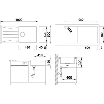 Image 1 of BLANCO SONA XL 6 S (519689)