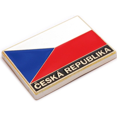 Magnetka Česká vlajka - farebná