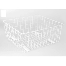 Wireli Výsuvný kôš Komfort Biely / Ložiskové výsuvy s tlmením - 700-750 mm / 150 mm