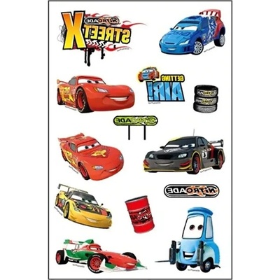 Tattoo World Dětské tetování Auta Cars 14,9 x 9,5 cm OP589