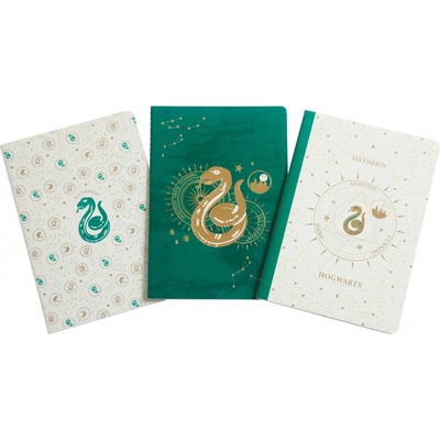 Insight Editions Sada 3 sešitů Zmijozel A5