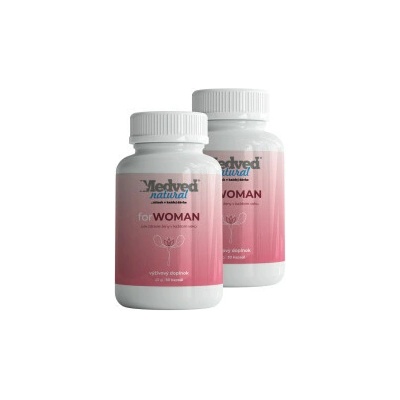 Medveď natural 2x forWOMAN 30 kapsúl