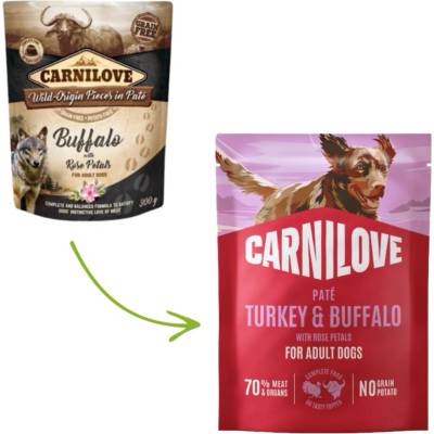 Carnilove Paté Buffalo & Rose Petals 12 x 300 g