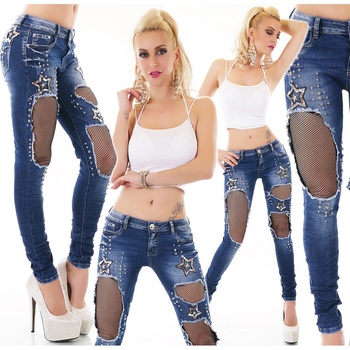 EmonaMall Дамски дънки EmonaMall - Модел W50008 (W50008-NURO102-28)