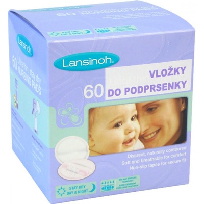 Lansinoh Jednorazové vložky do podprsenky ultra tenké 60ks