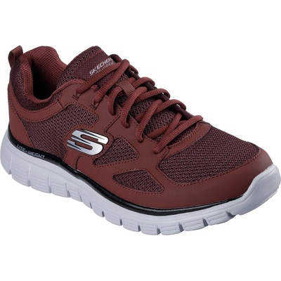 Skechers Мъжки маратонки Skechers Flex Burns Agoura Trainers Mens - Burgundy