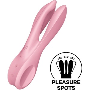 Satisfyer Розов вибратор Satisfyer Threesome 1