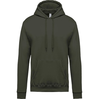 Kariban k476 / Мъжка качулка - тъмно каки xs (20k47607200)