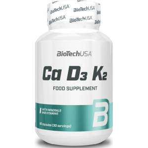 BioTechUSA Ca D3 K2, 90 Capsules