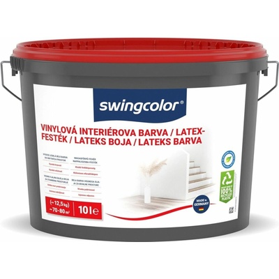 Swingcolor Vinylová barva, sněhobílá, lesklá, 10 l