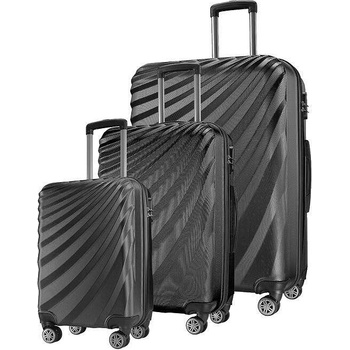 Wexta Комплект куфари WEXTA, черен, 3 бр 14515