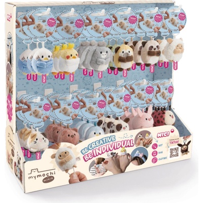 Prívesok na kľúče NICI DISPLAY MyMochi 3 minis 5cm, 36 ks á 12 assort, plný (102062370)