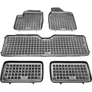 CarMart Гумени стелки за FORD Galaxy (1995-2006) / VW Sharan / SEAT Alhambra (1995-2010) - тип леген за 1, 2 и 3 ред седалки