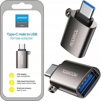 Joyroom OTG adaptér USB 3.2 Gen 1 - USB-C M/F čierny S-H151 Black