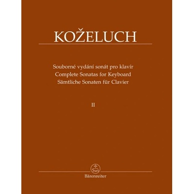Súborné vydanie sonát pre klavír II Leopold Koželuh