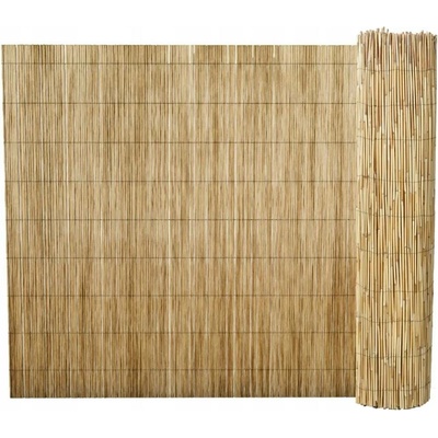 vidaXL Zahradní rákosový plot 500 x 100 cm