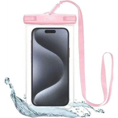 Tech-Protect Водоустойчив кейс за устройства до 6.9" Tech-Protect UWC7, розов (9589046924521)