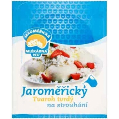 Jaroměřická Mlékárna Tvaroh tvrdý na strouhání 200 g – Zboží Dáma