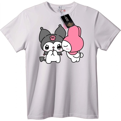 NOONEBRAND Тениска My Melody & Kuromi - 6XL, Black