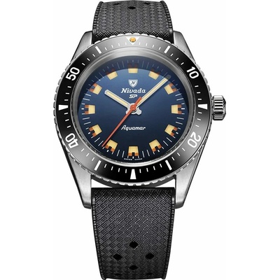 Nivada Grenchen Aquamar Blue - Rubber Tropic