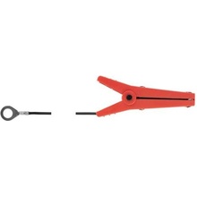 Propojovací kabel na pásku do 40 mm, očko+krokosvorka