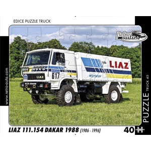 Retro cars - Puzzle Liaz 111.154 Dakar 1988 (1986 - 1996) - 40 - 99 piese