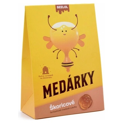 Beelol Medové cukríky škoricové 70 g