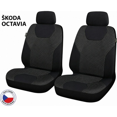 Autopoťah CAPPA Perfetto ZL Škoda Octavia, čierne/sivé