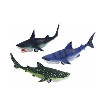 LEAN Toys Figurines Vehicles Sea Animals Friction Drive Shark Killer Whale 6 pcs