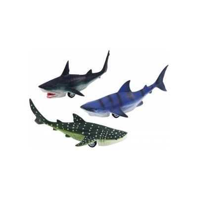 LEAN Toys Figurines Vehicles Sea Animals Friction Drive Shark Killer Whale 6 pcs