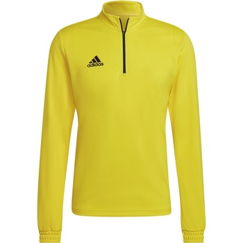 Adidas Men's 1/4 Zip Fleece - Yellow/Black