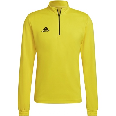 Adidas Men's 1/4 Zip Fleece - Yellow/Black