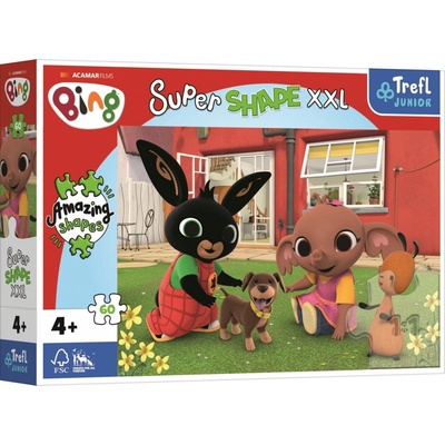 TREFL Super Shape XXL Králíček Bing Hra so psíkom 60 dielov