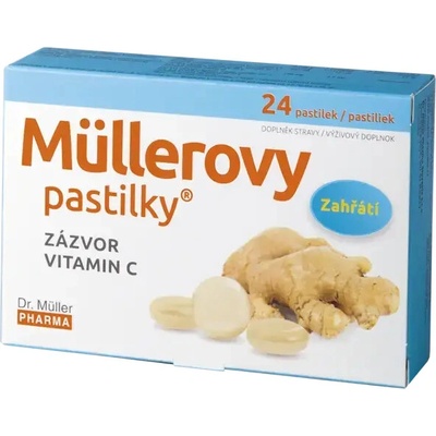 Dr. Müller Müllerove pastilky so Zázvorom 24 ks