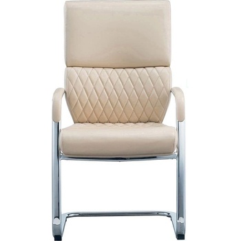 RFG Посетителски стол RFG GRANDE M, екокожа, метална основа, до 150 kg, бежов, (4010100238)