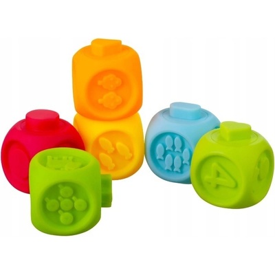 BocioLand Farebné Kocky 6 ks