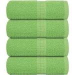 vidaXL Кърпи за гости FROGN 4 бр. ябълковозелени 30x50 см 360 г/м2 (137020)