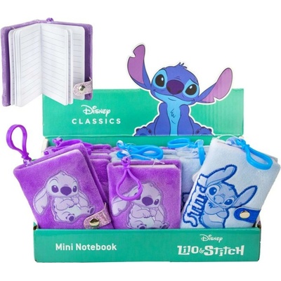 Přívěsek na klíče Lilo a Stitch Stitch mini zápisník
