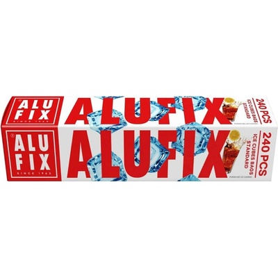 ALU FIX Vrecká na ľad 10 ks / 240 kôstok, samouzatváracia, krabička