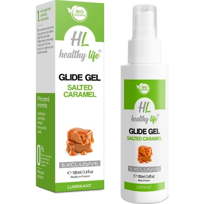 Healthy life Lubrikant Glide Gel Slaný karamel 100 ml