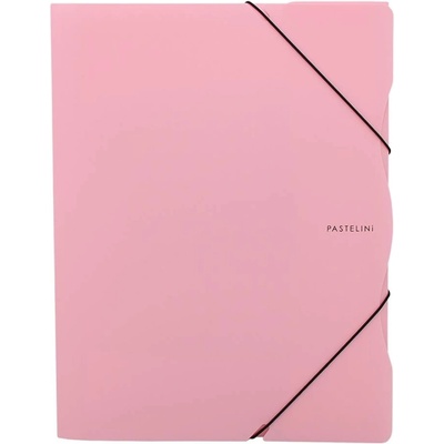 Sloha PP Pastelini A4 s gumou ružová