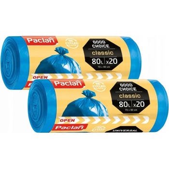 Paclan pytle Classic 80L 20µm 20ks modré