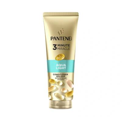 Pantene Балсам за коса Pantene Pro-V Aqualight 3 Minute Miracle, За тънка коса, 220 мл (546676)