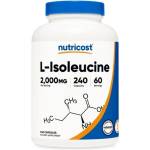 Nutricost Мускулна маса и издръжливост - Л-Изолевцин (L-Isoleucine), 500 mg х 240 капсули Nutricost (93441 (133101) NC)