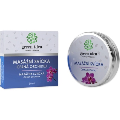 Topvet Masážna sviečka - Čierna orchidea 30ml