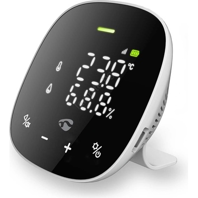 Nedis WIFISA20CBK-Интелигентен монитор за качество на въздуха с LED дисплей SmartLife Wi-Fi (NE0751)